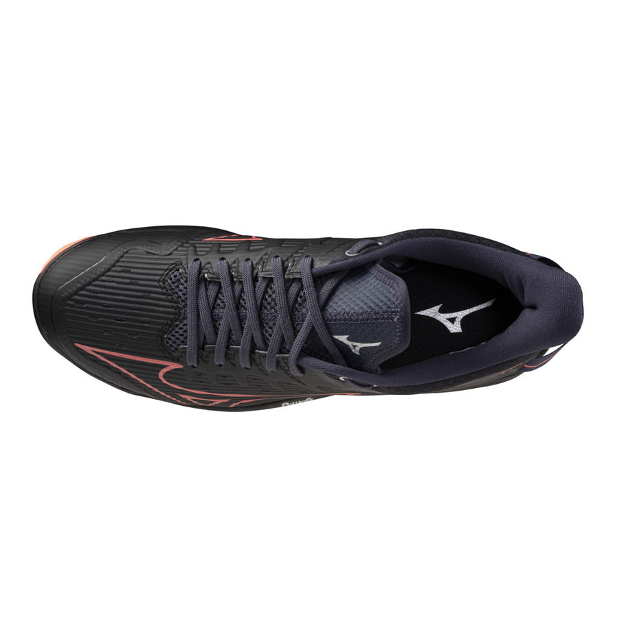 Mizuno WAVE LEOPARDUS Black/Neon Flame/Peacock Blue